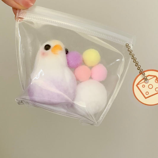 Cute little parrot taba squishy toy