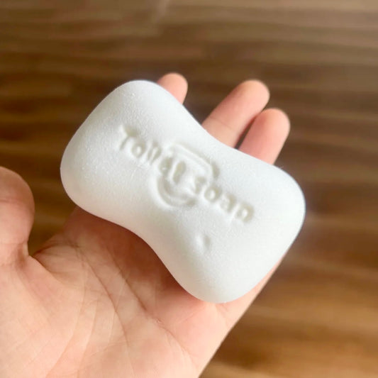 Flocked super soft white soap taba squishy toy