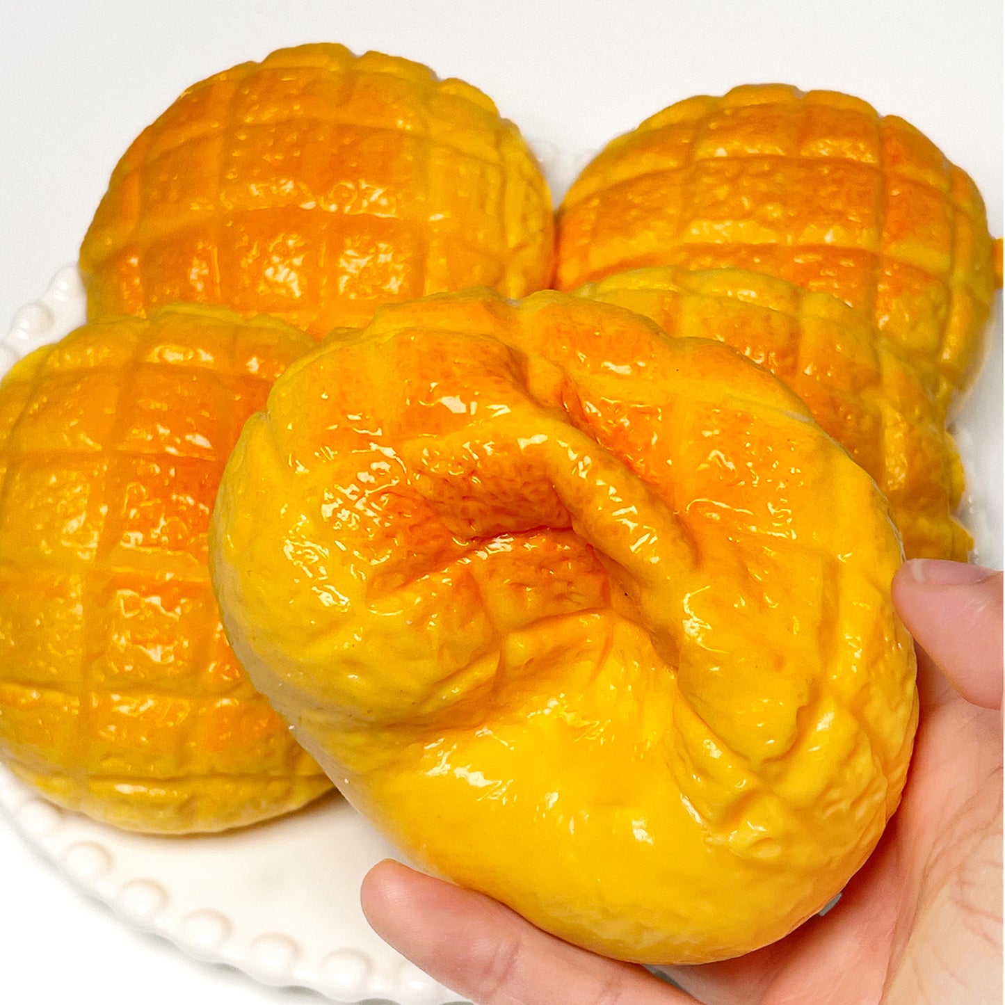 Pineapple Bun Building Block Handmade Stress Ball