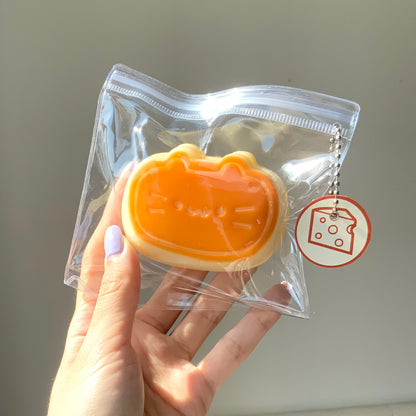 Kitten half-baked cheese taba squishy toy