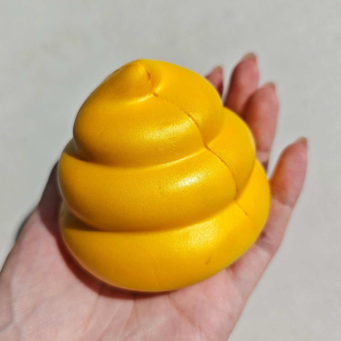 Cute Gold & Chocolate Poop Stress Relief Slow-rising Squishy
