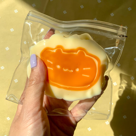 Kitten half-baked cheese taba squishy toy