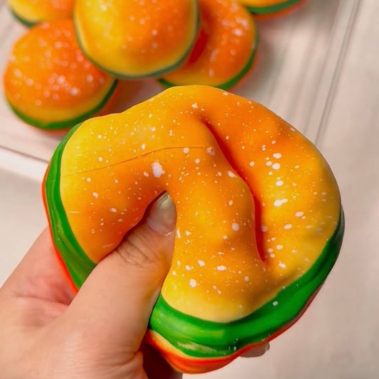 Chunky Crunchy Burger Stress Ball Fidget Toy