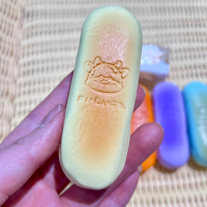 Cute Milk Stick Thumb Cookies Slow-rising Squishy Toy
