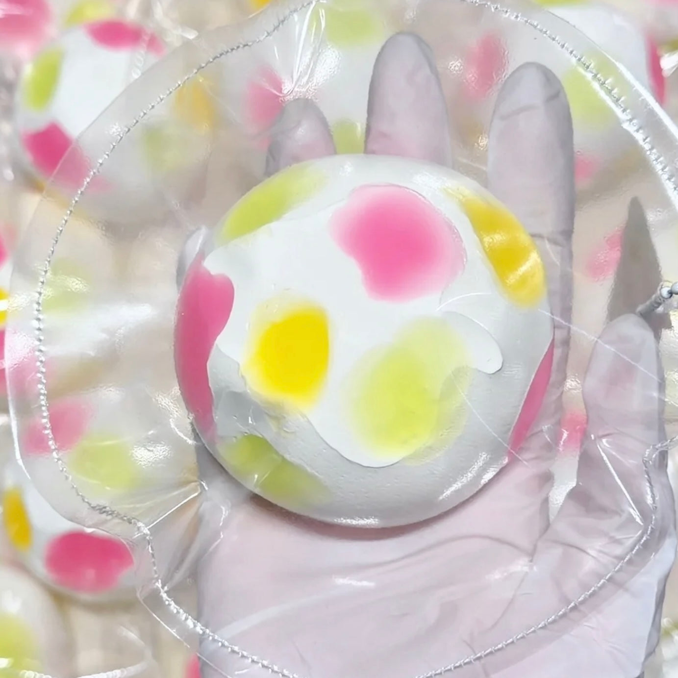 Colorful Fruit Daifuku Creamy Texture Taba Squishy Toy (120g)