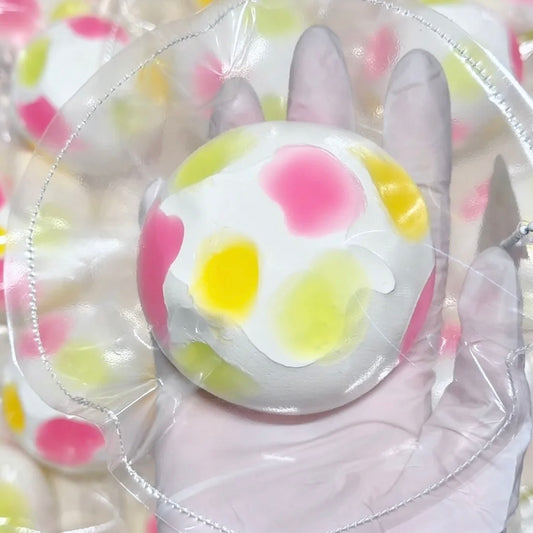 Colorful Fruit Daifuku Creamy Texture Taba Squishy Toy (120g)