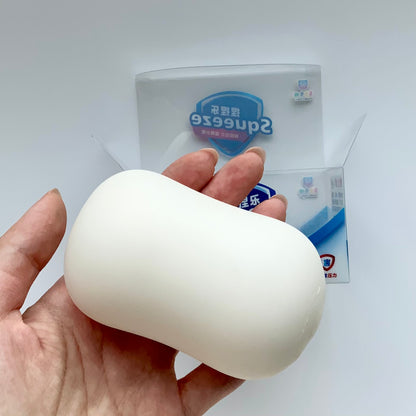 Soft Crispy White Soap Stress Ball Fidget Toy