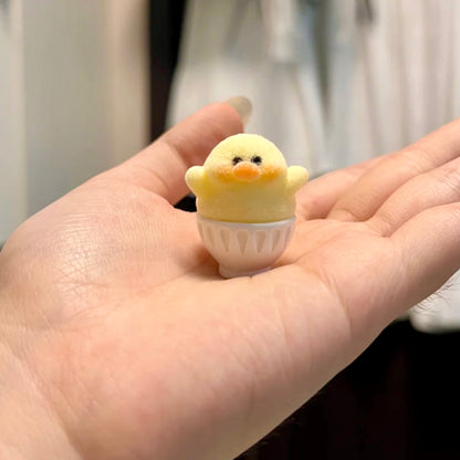 Mini animal collection pig chick bird duck taba squishy toy pendant