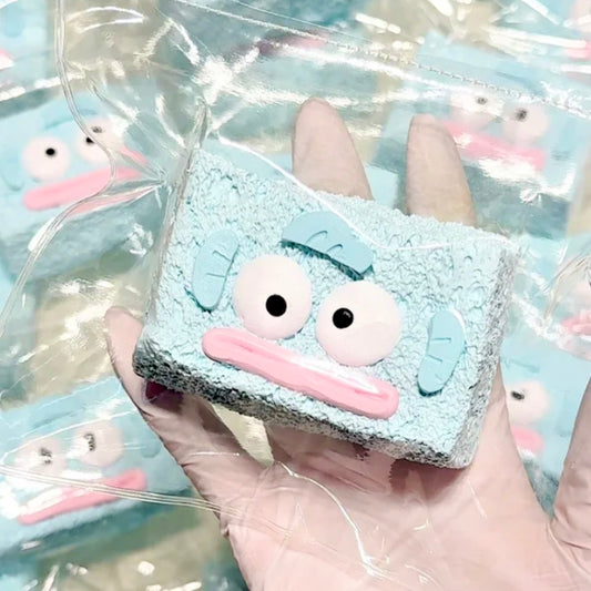 Hangyodon Blue Ugly Fish Toast Clay-like Texture Taba Squishy Toy (180g)