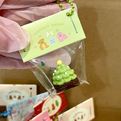 Mini Cute Christmas Tree Taba Squishy Toy Pendant