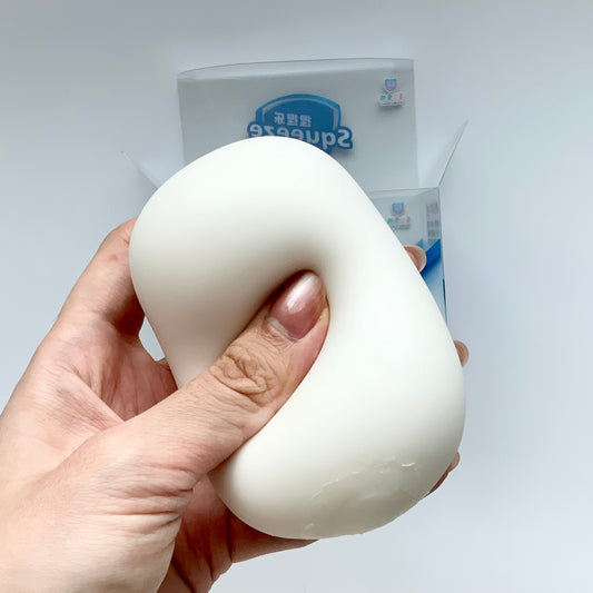 Soft Crispy White Soap Stress Ball Fidget Toy