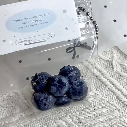 A Small Bag of Blueberries 🫐 Taba Squishy Toy Pendant