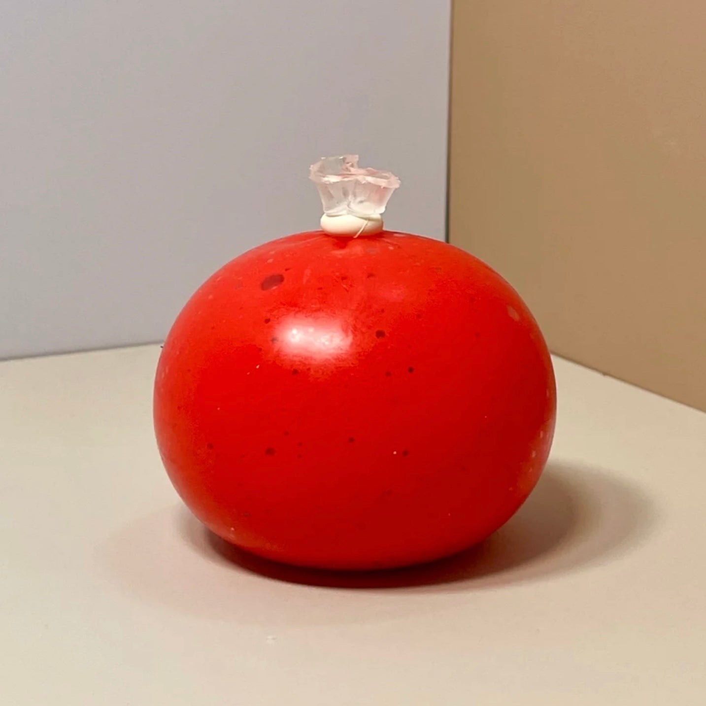 Soft Christmas Tree / Red Apple Stress Ball Toy (6cm ball skin) - Charming Cheese