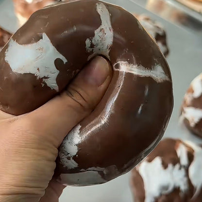 Crispy Milk Chocolate Stress Ball Zip-tie Fidget Toy - Charming Cheese