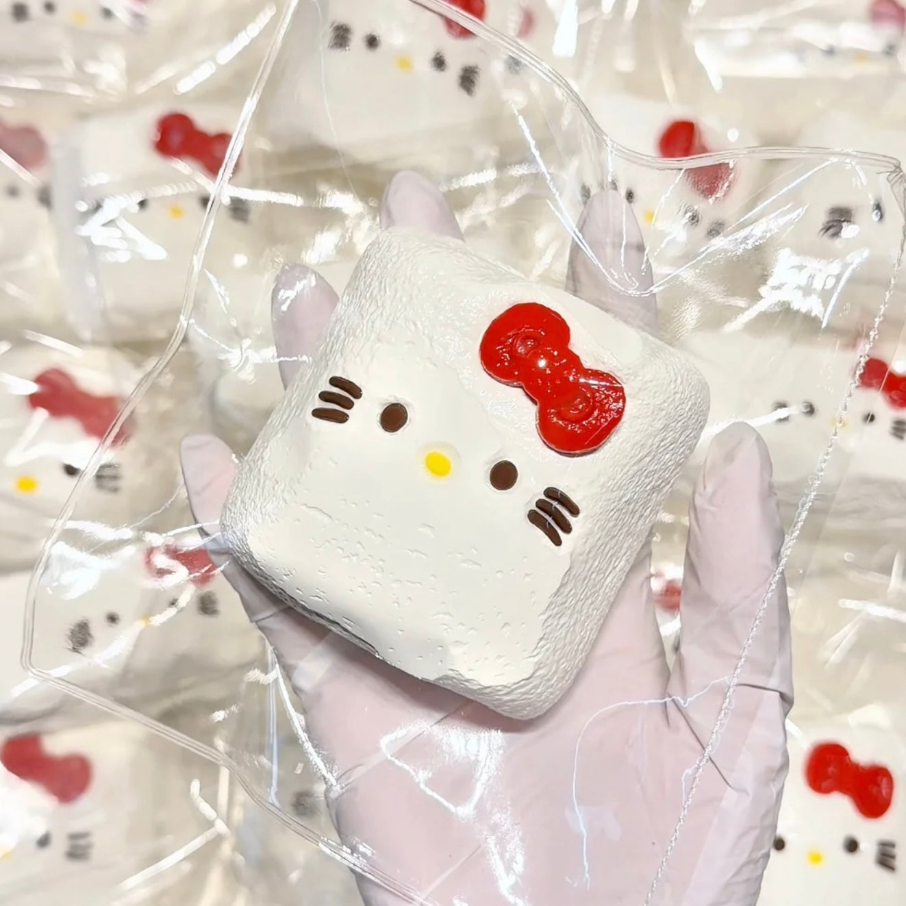 Various Styles Soft Clay-like Texture Hello Kitty Taba Squishy Toy