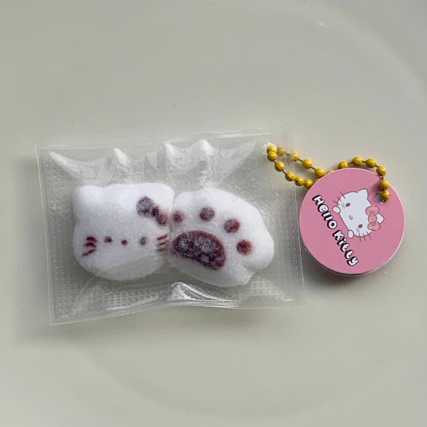 Hello Kitty Cat & Cat Paw Set Taba Squishy Toy