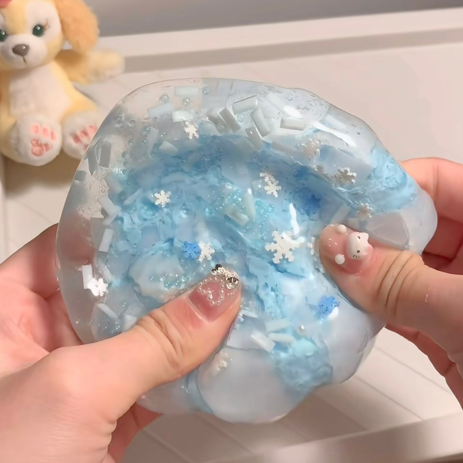 [PRESALE] Wax Crispy Shell Snow Island Stress Relief Handmade Ball - Charming Cheese