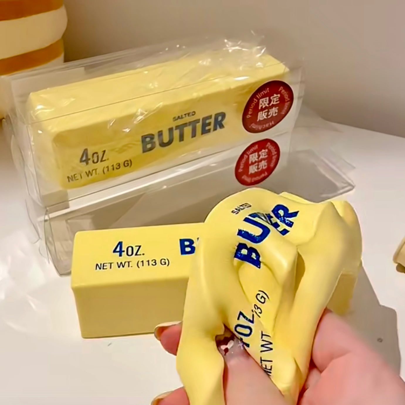 Butter stick slow rising squishy toy - Charming Cheese