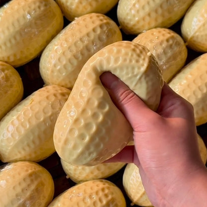 Crispy puffy giant peanut stress ball fidget toy 🥜