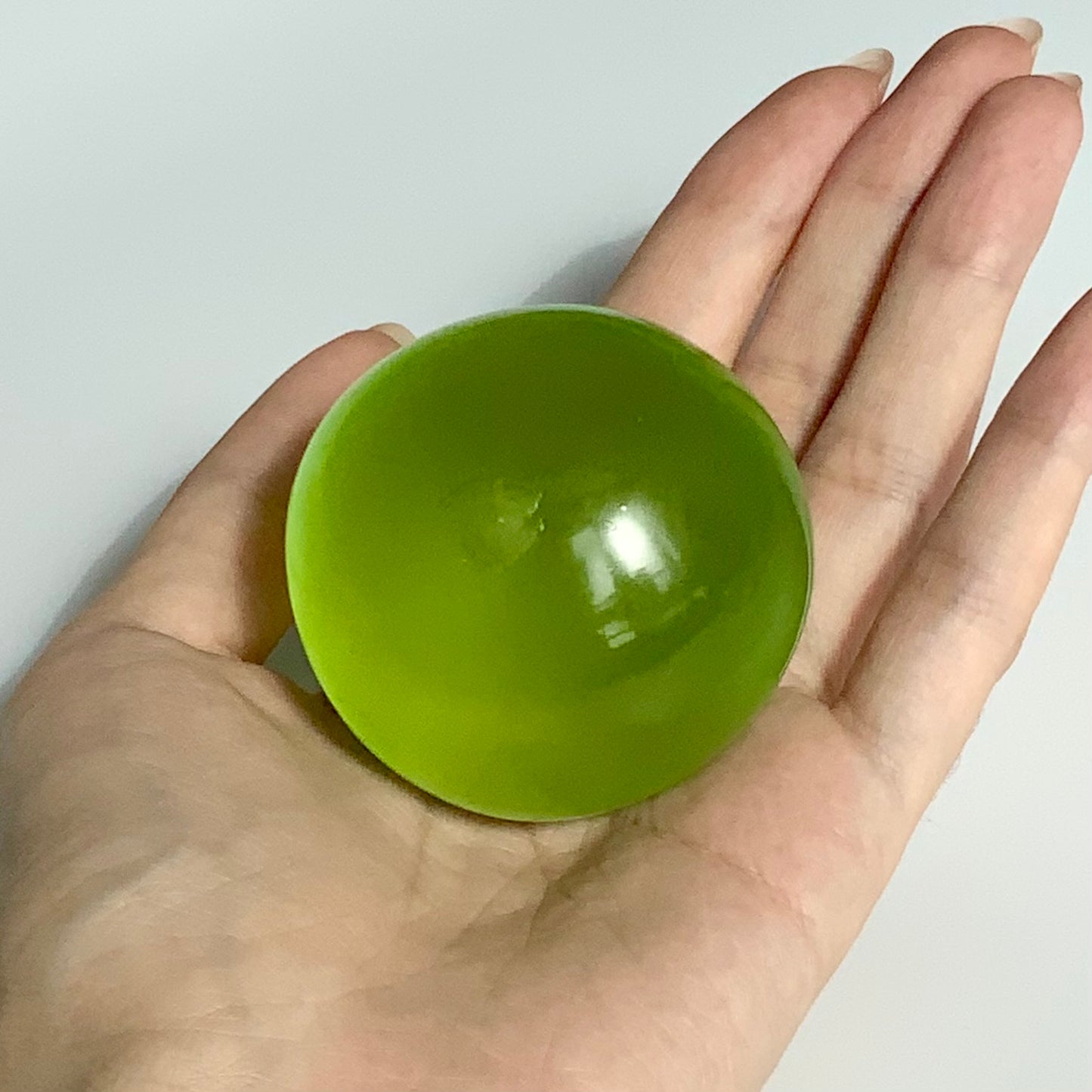 Mini Pink Blue Green Coconut Oil Malleable Handmade Stress Ball