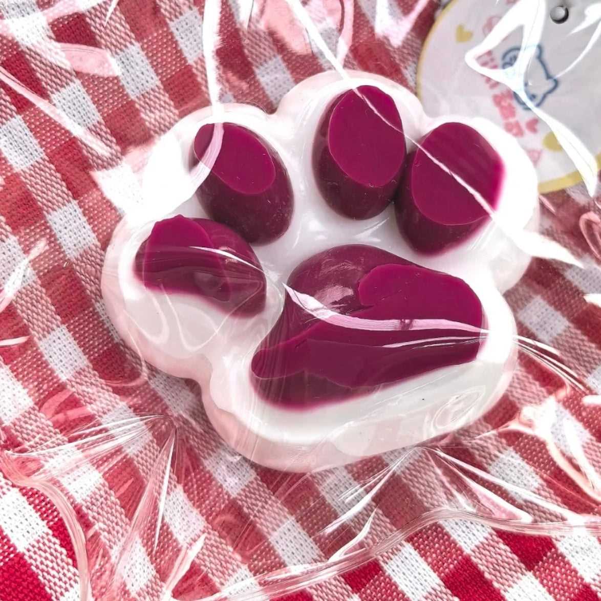 Cat paw (six styles in vibrant color) taba squishy toy