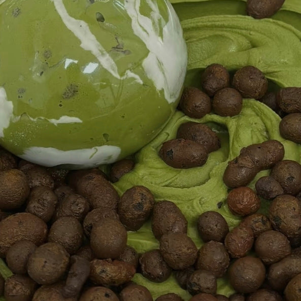 Crispy Milk Chocolate Stress Ball Zip-tie Fidget Toy - Charming Cheese