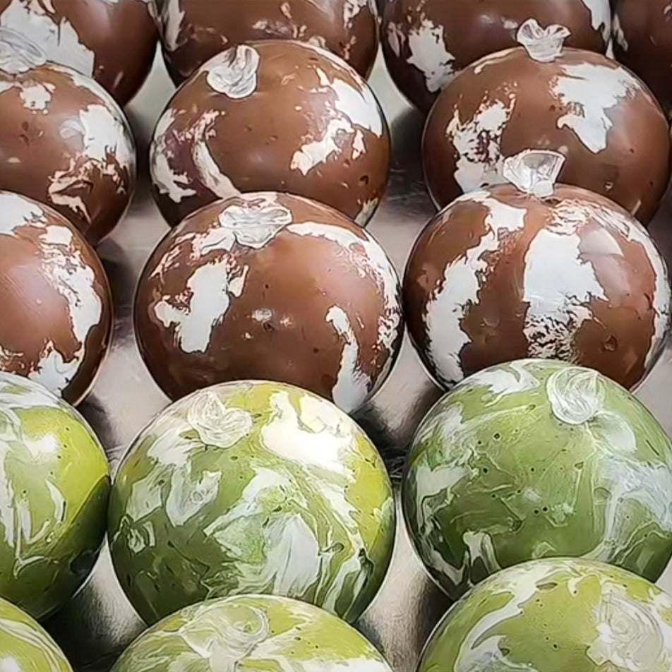 Crispy Milk Chocolate Stress Ball Zip-tie Fidget Toy - Charming Cheese