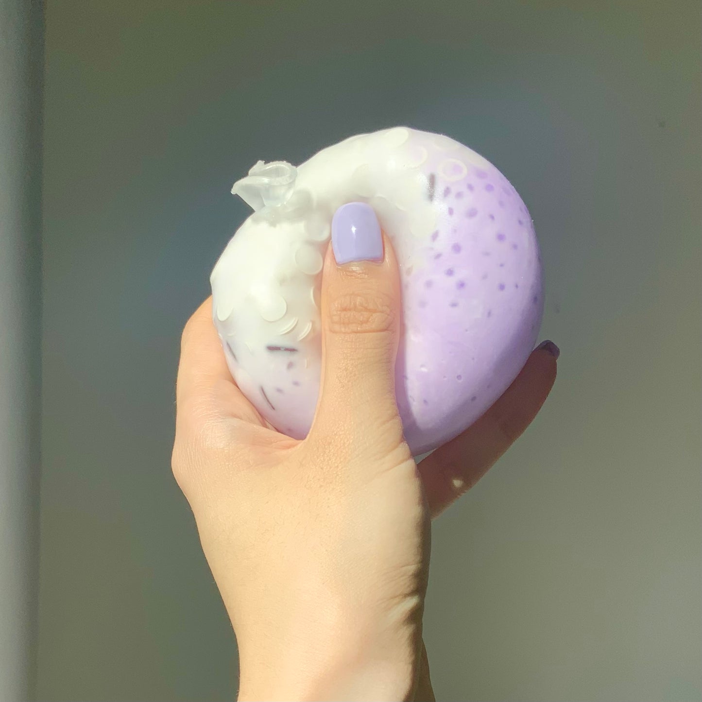 Handmade Taro paste purple rice cream stress ball toy