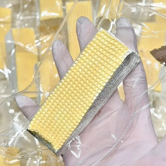 Creamy Clay-Texture Soy Milk Wafer Bar Taba Squishy Toy (105g)