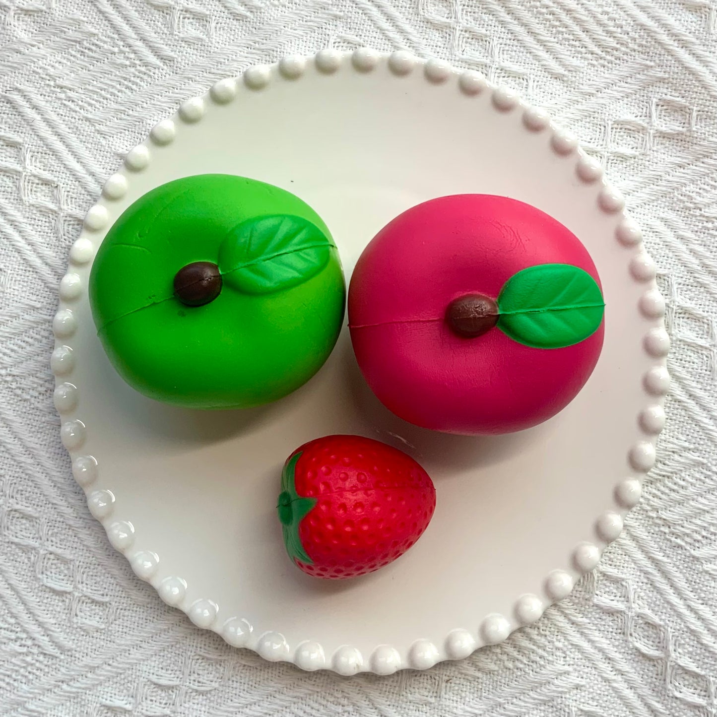 Green Red Apple Strawberry Slow Rising Squishy Toy