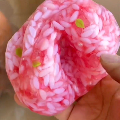 Rose Butterfly Rice-filled Stress Ball Toy (6cm ball skin) - Charming Cheese