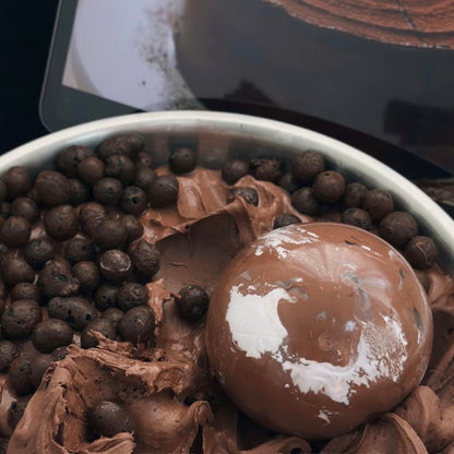 Crispy Milk Chocolate Stress Ball Zip-tie Fidget Toy - Charming Cheese