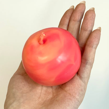 Crispy Little Red Apple Handmade Stress Ball - Charming Cheese
