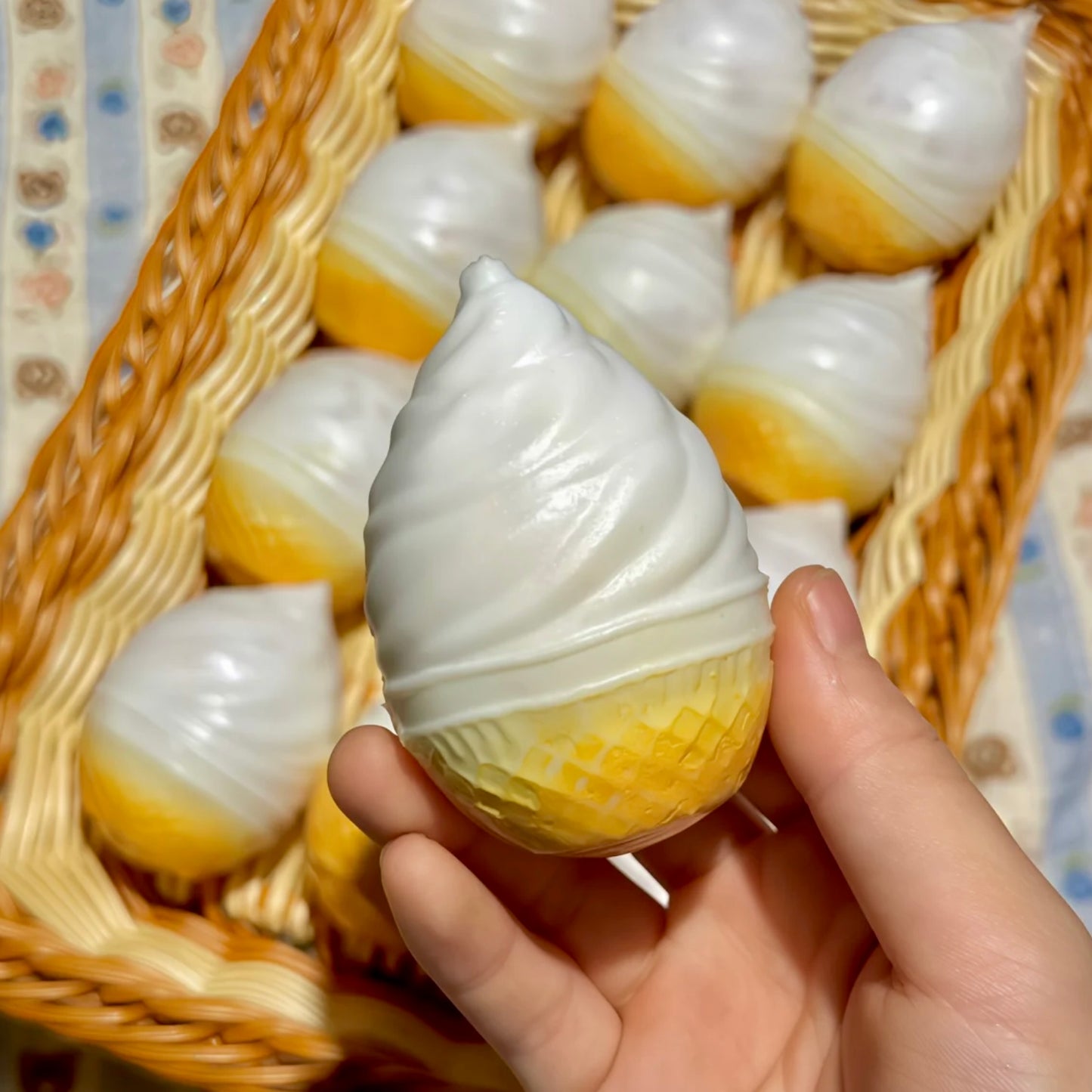 Crunchy Cute Ice Cream Handmade Stress Ball