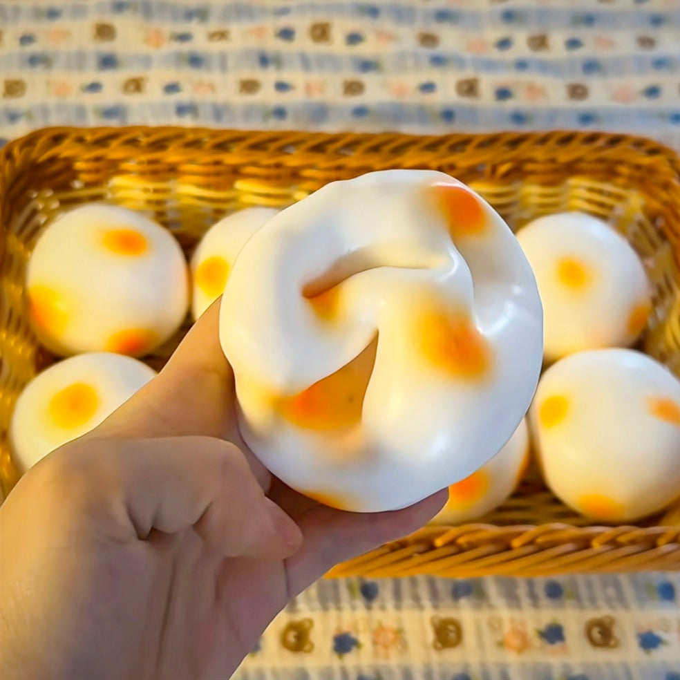 Super soft moldable flat bead mochi-style round ball Fidget toy - Charming Cheese