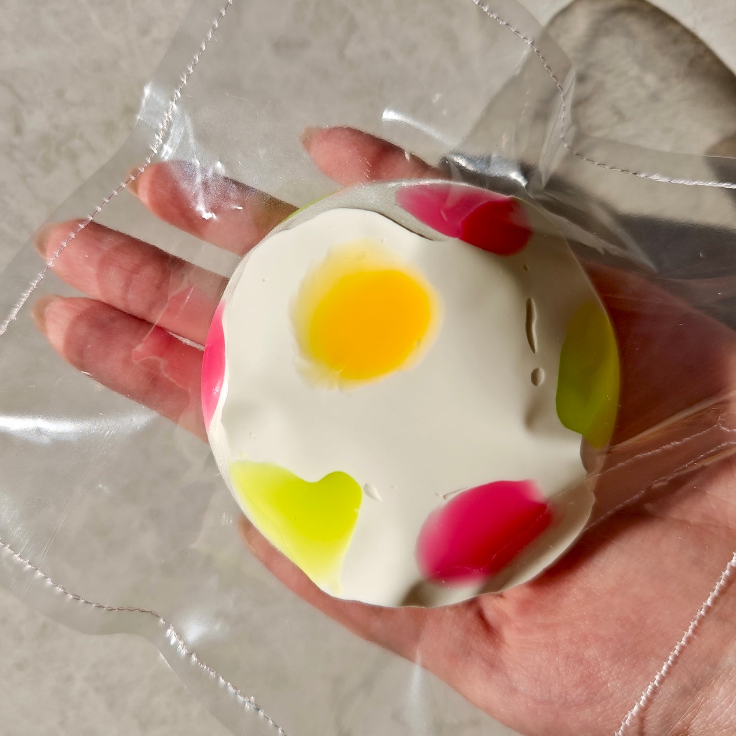 Colorful Fruit Daifuku Creamy Texture Taba Squishy Toy (120g)