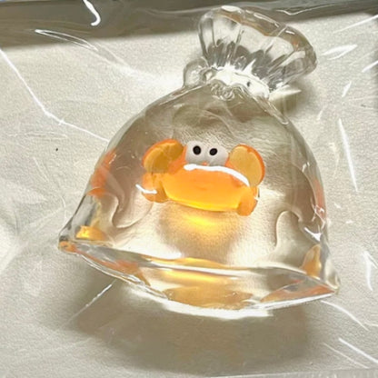 Transparent Goldfish Bag Taba Squishy Toy