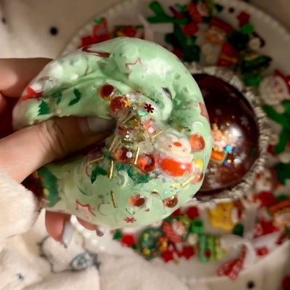 Crunchy Christmas Building Block Handmade Stress Ball