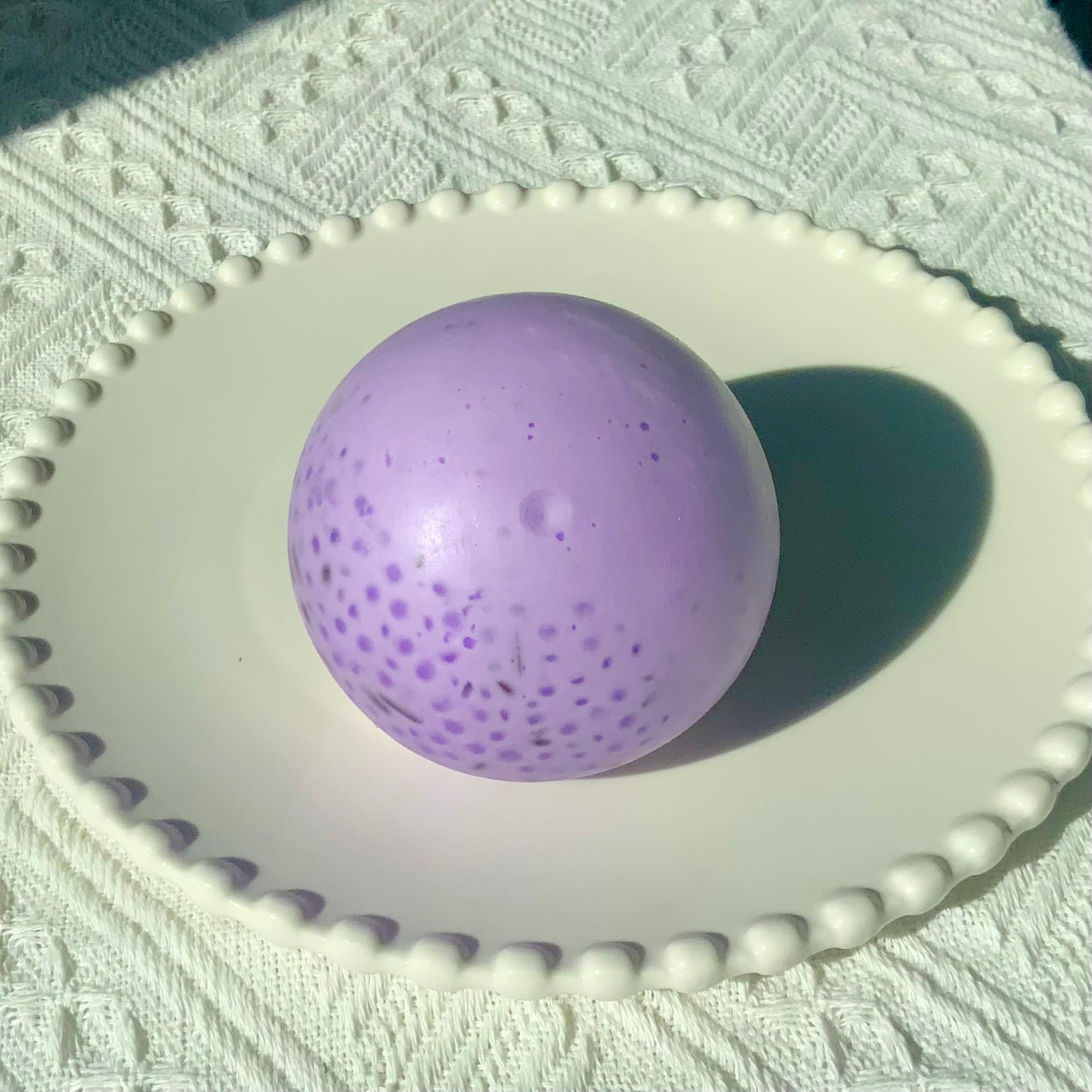 Handmade Taro paste purple rice cream stress ball toy