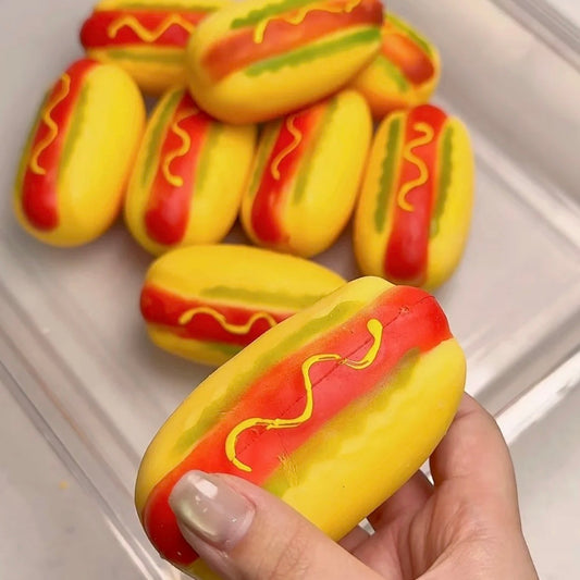Yummy Hot Dog Crunchy Stress Ball Fidget Toy