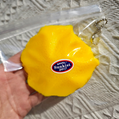 Yellow Lemon Taba Squishy Toy 🍋