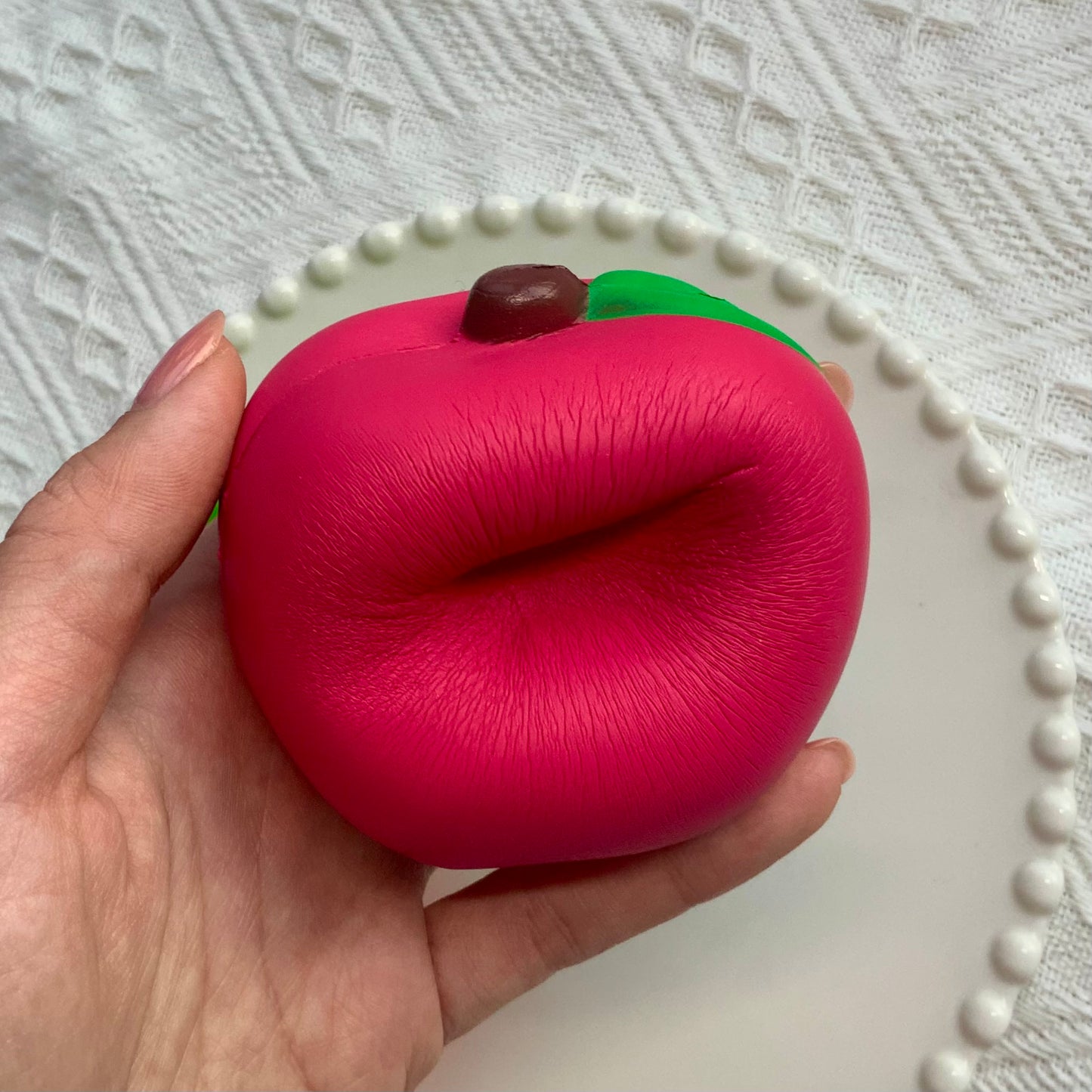 Green Red Apple Strawberry Slow Rising Squishy Toy