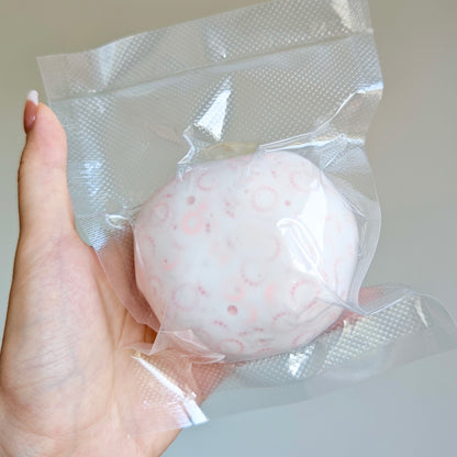 Strawberry Popcorn Round Building Block Handmade Stress Ball