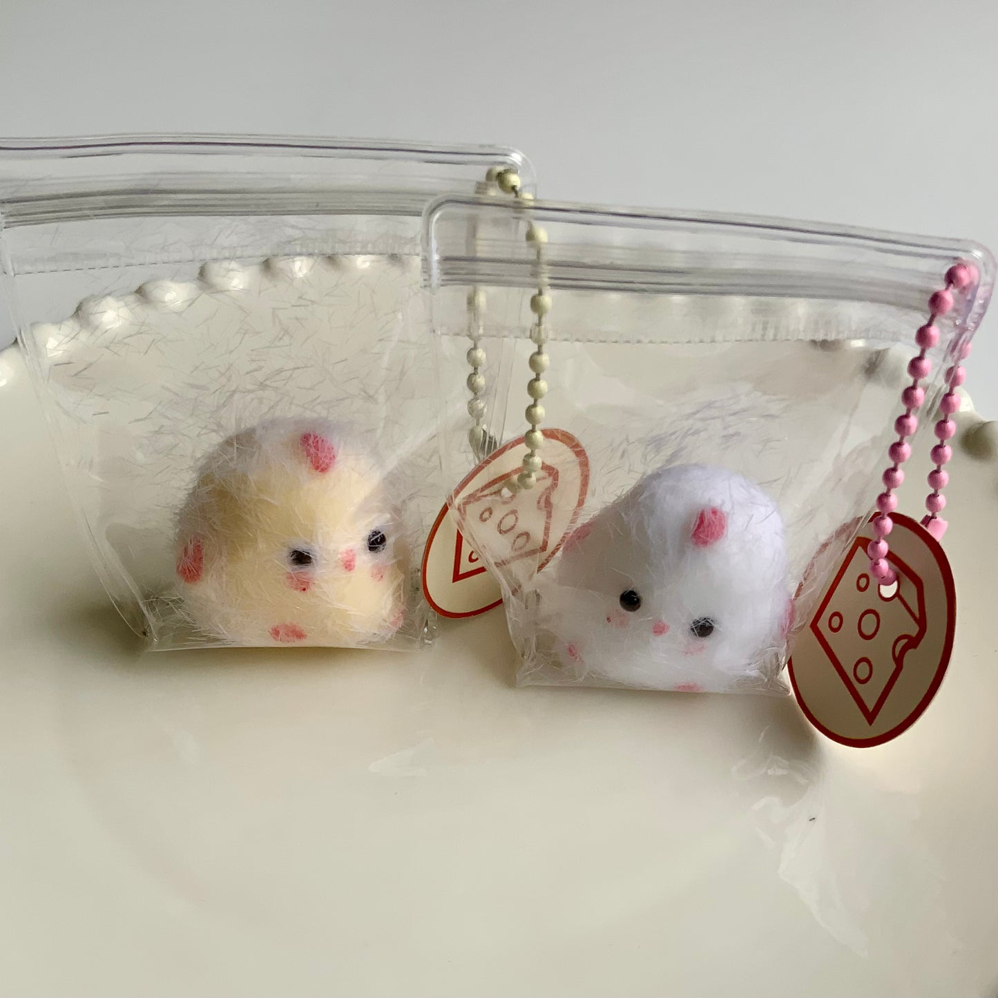 Mini animal collection pig chick bird duck taba squishy toy pendant