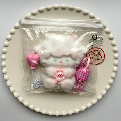 Rabbit & Lamb Candy bag taba squishy toy