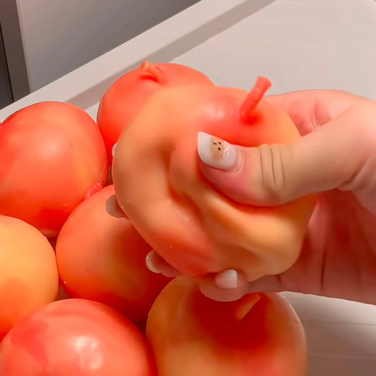 Crispy Little Red Apple Handmade Stress Ball - Charming Cheese