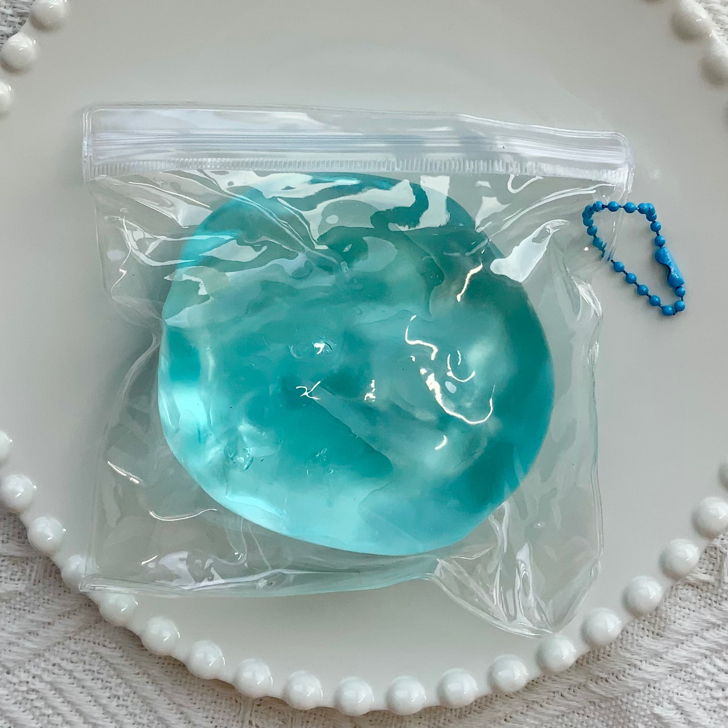 Ice Blue Jelly Candy Thin-skin Stress Ball Fidget Toy