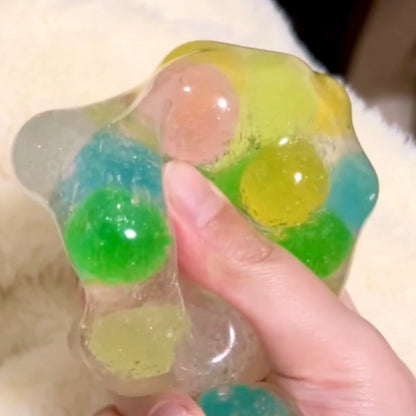 Gel-like slime colorful sugar ball stress ball fidget toy