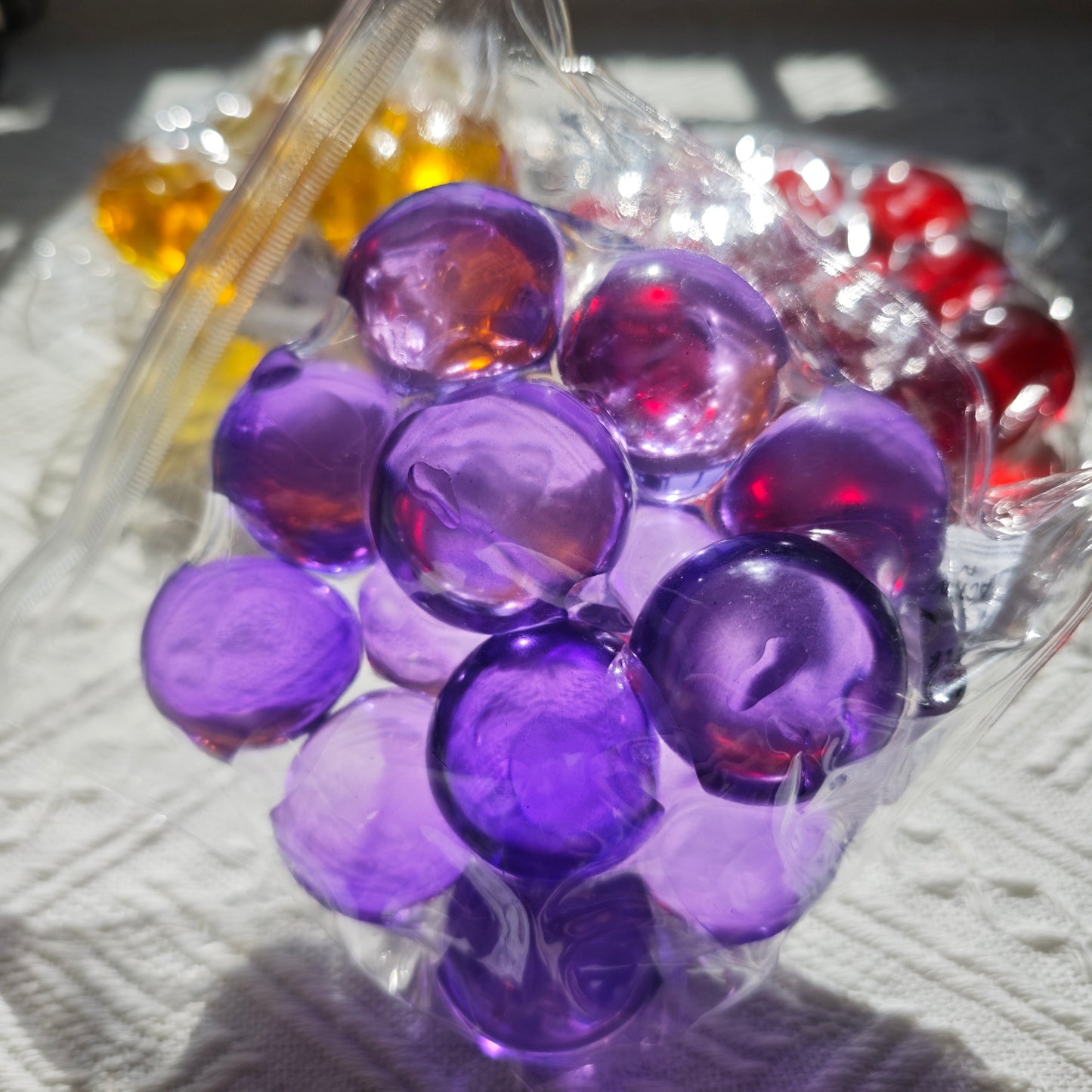 Handmade Giant Golden/ Red/ Purple/Blue Grape Stressball Squishy Fidget