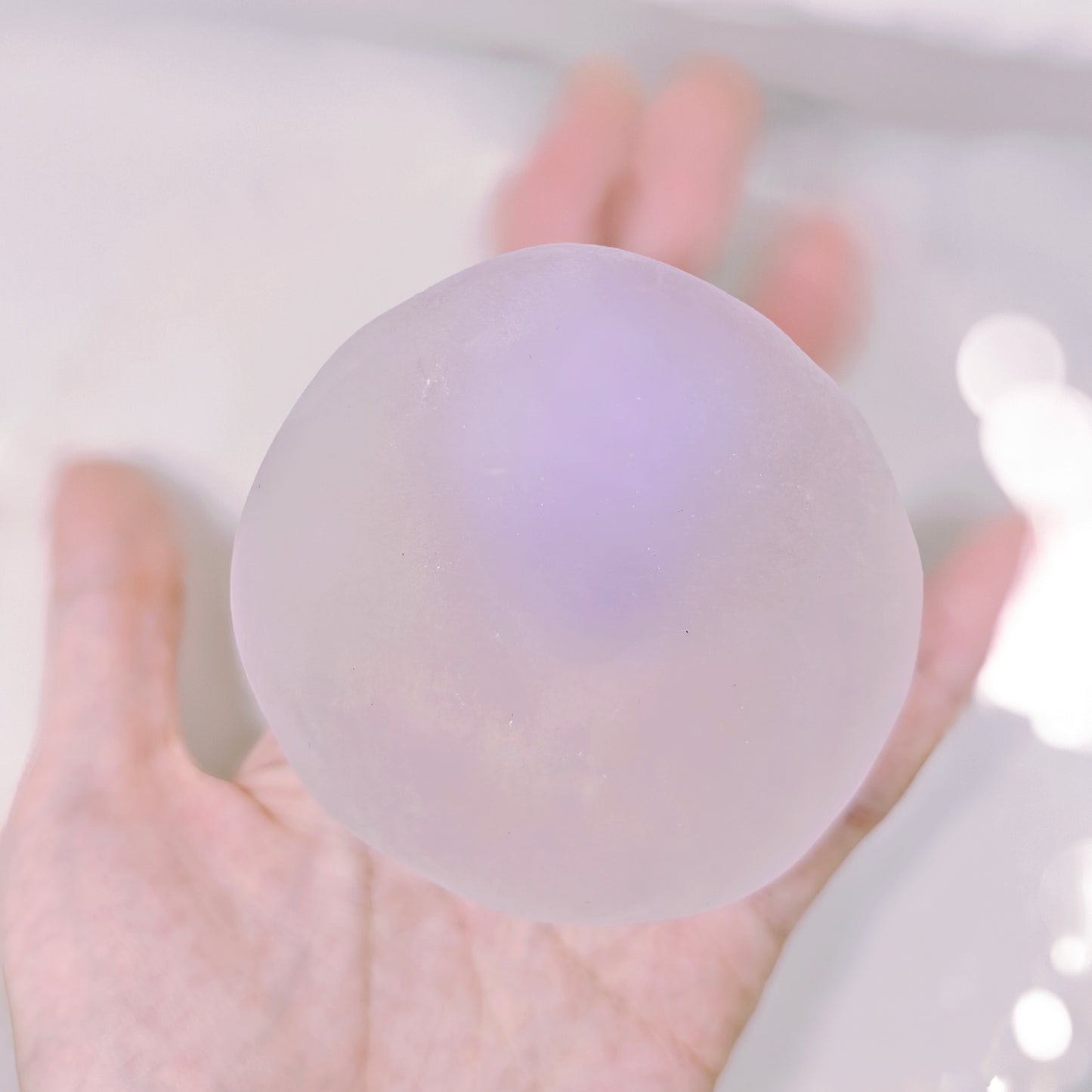 Taro Ice Skin Mochi Malleable Handmade Stress Ball
